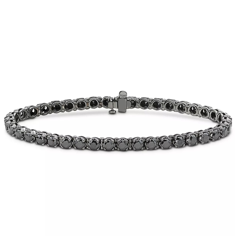 10CTW Black Diamond men’s bracelet